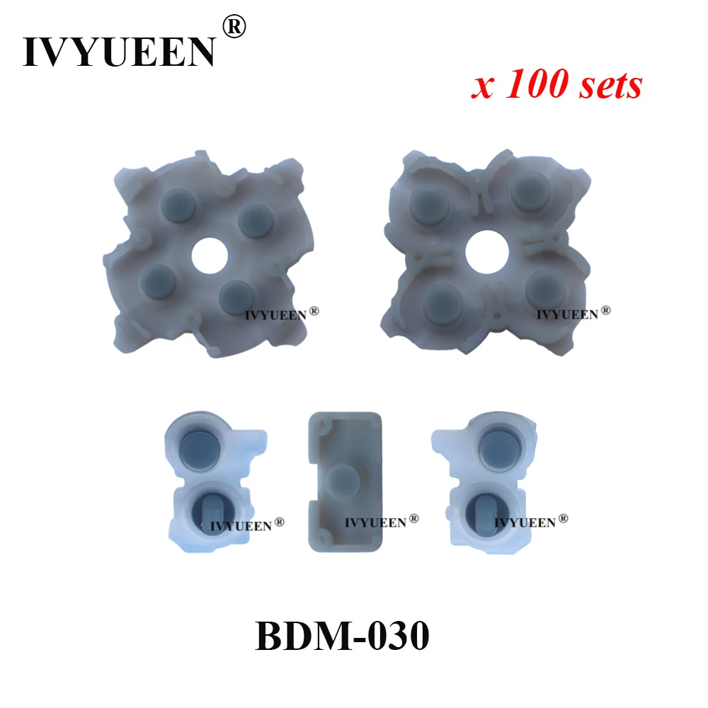 100 Sets for PlayStation 5 PS5 Controller BDM 010 020 030 Silicone Conductive Rubber Adhesive Button Pad Keypad for Dualsense
100 Sets for PlayStation 5 PS5 Controller BDM 010 020 030 Silicone Conductive Rubber Adhesive Button Pad Keypad for Dualsense