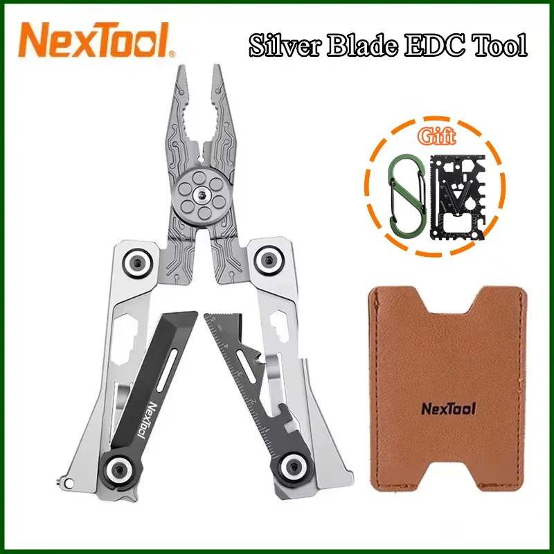 NexTool Silver Blade EDC Tool 14 In 1 Multi Tool Portable Multi-function Thin Pliers Lightweight Multitool Gifts for Men Unique
NexTool Silver Blade EDC Tool 14 In 1 Multi Tool Portable Multi-function Thin Pliers Lightweight Multitool Gifts for Men Unique
