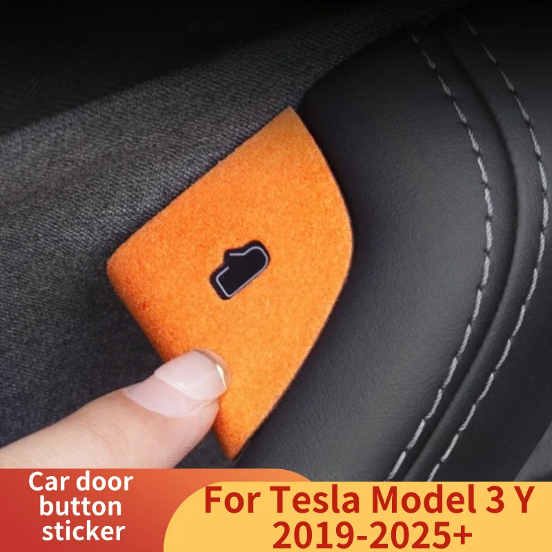 Для Tesla Model 3 Model Y 2019-2025 + замшевая наклейка, кнопка блокировки дверного переключателя, декоративная наклейка для автомобиля, тюнинг, аксессуары для интерьера
Для Tesla Model 3 Model Y 2019-2025 + замшевая наклейка, кнопка блокировки дверного переключателя, декоративная наклейка для автомобиля, тюнинг, аксессуары для интерьера