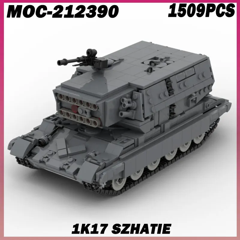 1509 шт. MOC- 212390 1К17 Шатчи в масштабе 1:35. НЕТ Полный интерьер Танк Грузовик Армейское оружие Строительные блоки Наборы моделей для мальчиков Игрушки
1509 шт. MOC- 212390 1К17 Шатчи в масштабе 1:35. НЕТ Полный интерьер Танк Грузовик Армейское оружие Строительные блоки Наборы моделей для мальчиков Игрушки