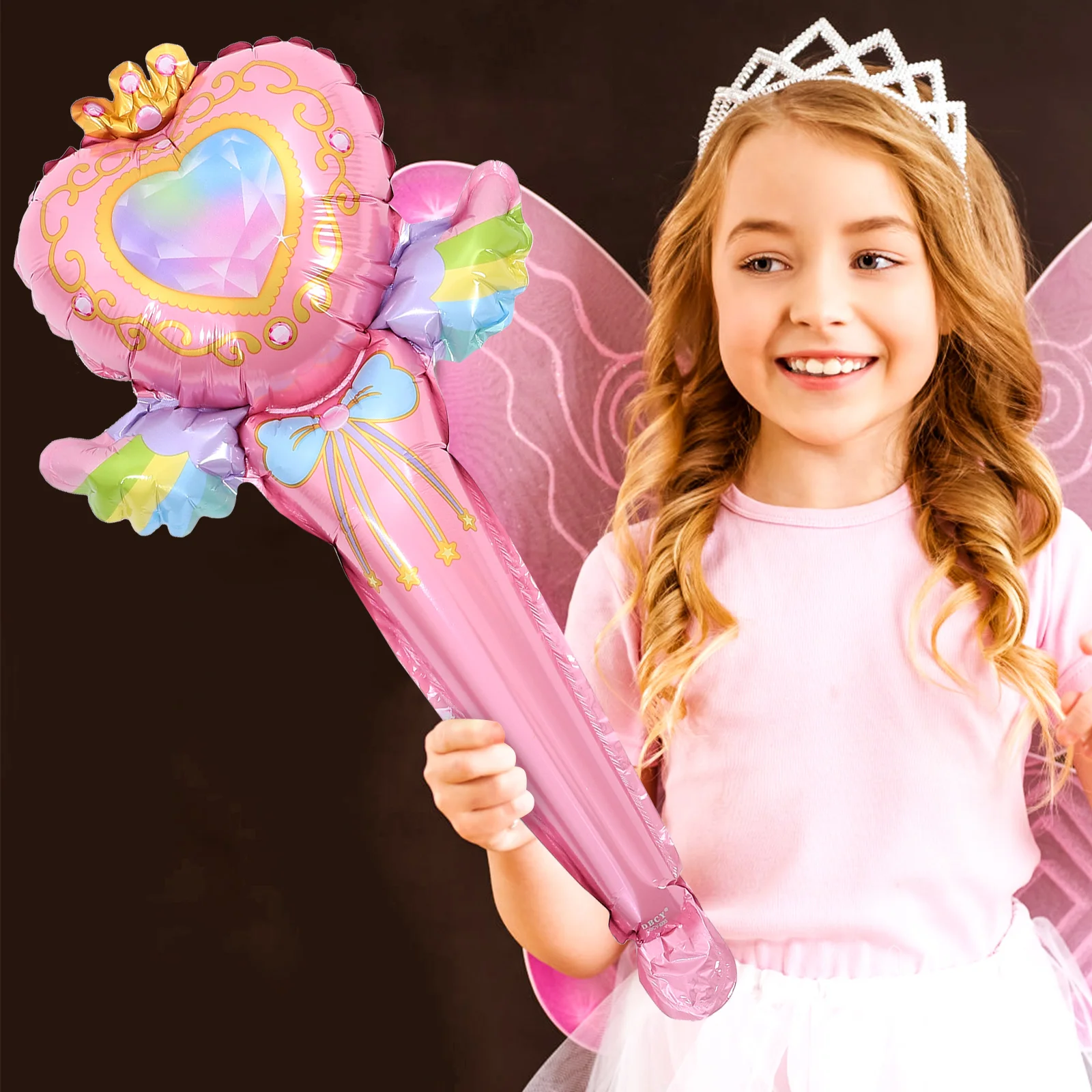 50pcs Fairy Wand Shaped Foil Balloons Handheld Inflatable Aluminum Party Decorations Purple Color Supplies Birthday Photoshoot
50pcs Fairy Wand Shaped Foil Balloons Handheld Inflatable Aluminum Party Decorations Purple Color Supplies Birthday Photoshoot