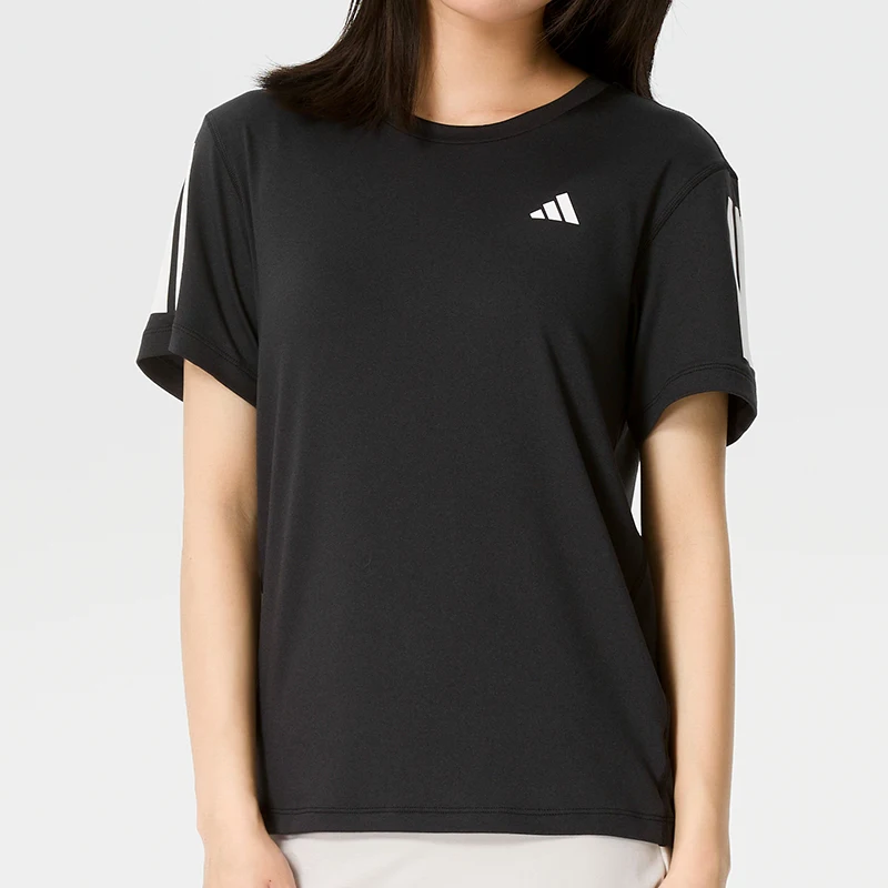 Adidas T-Shirt Women's Fitness Wear Quick-Drying Short-Sleeved Running Sports Breathable Three-Stripe Round-Neck Top Ku8745
Adidas T-Shirt Women's Fitness Wear Quick-Drying Short-Sleeved Running Sports Breathable Three-Stripe Round-Neck Top Ku8745
