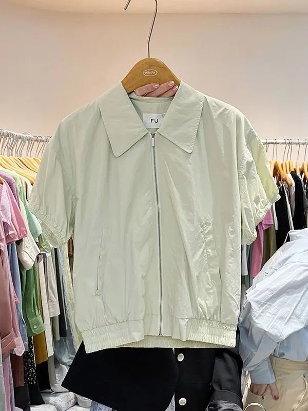 Fashionable Casual Short Women's Jacket Summer Leisure Versatile Design Loose Fit Polyester Fiber Straight Body Fit Zipper Cl...
Fashionable Casual Short Women's Jacket Summer Leisure Versatile Design Loose Fit Polyester Fiber Straight Body Fit Zipper Cl...
