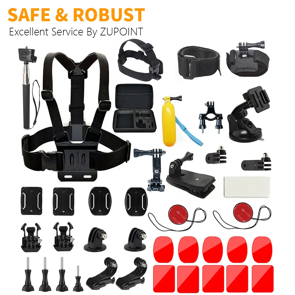 Sports Video Camera Accessories Action Camera Kit Chest Strap Head Strap Selfie Stick Holder Set for GoPro Insta360 DJI OSMO
Sports Video Camera Accessories Action Camera Kit Chest Strap Head Strap Selfie Stick Holder Set for GoPro Insta360 DJI OSMO