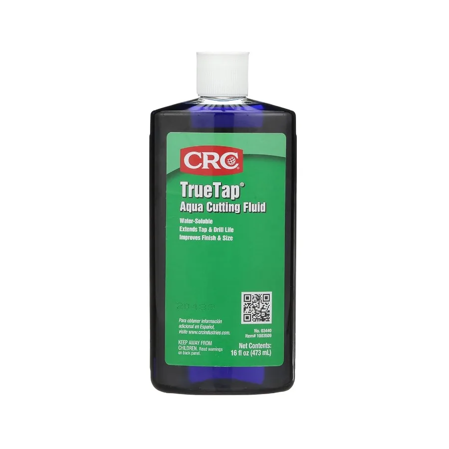 CRC3440 TrueTap Aqua Водорастворимая режущая жидкость, бутылка 16 жидких унций, синяя упаковка из 1 шт., идеально подходит для точной обработки и металлообработки 
CRC3440 TrueTap Aqua Водорастворимая режущая жидкость, бутылка 16 жидких унций, синяя упаковка из 1 шт., идеально подходит для точной обработки и металлообработки