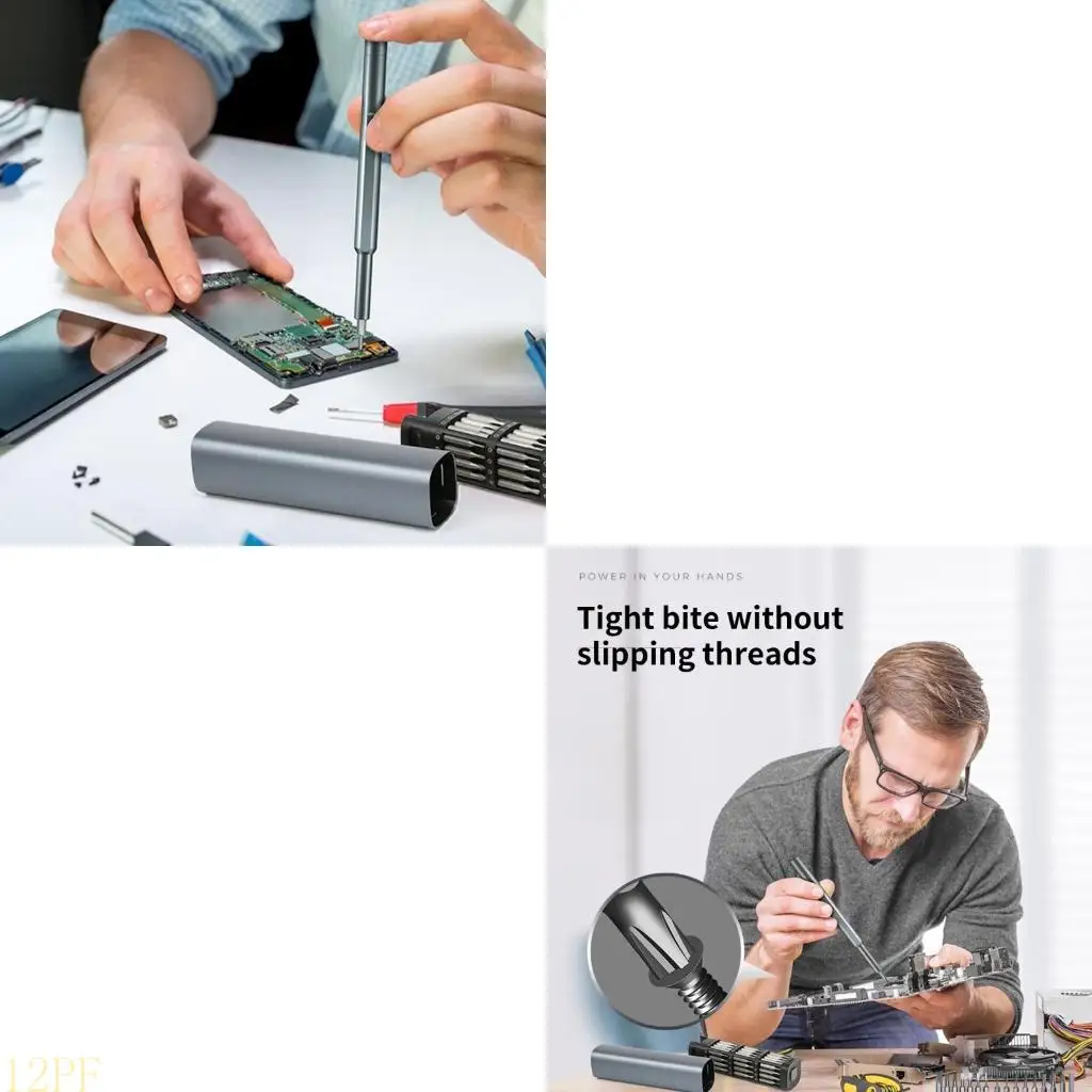 12PF MultiFunctional 46pc Precise Screwdriver Professional Alloy Bit For Smartphone Laptop Watch Repair Portable Tool
12PF MultiFunctional 46pc Precise Screwdriver Professional Alloy Bit For Smartphone Laptop Watch Repair Portable Tool