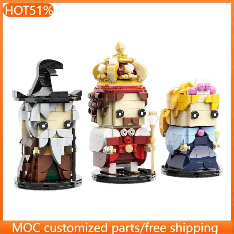 702 PCS Brickheadz Style Castle Themed Block Head Figure MOC Customize Modular Building Block Brick DIY Boys Holiday Toy Gifts
702 PCS Brickheadz Style Castle Themed Block Head Figure MOC Customize Modular Building Block Brick DIY Boys Holiday Toy Gifts