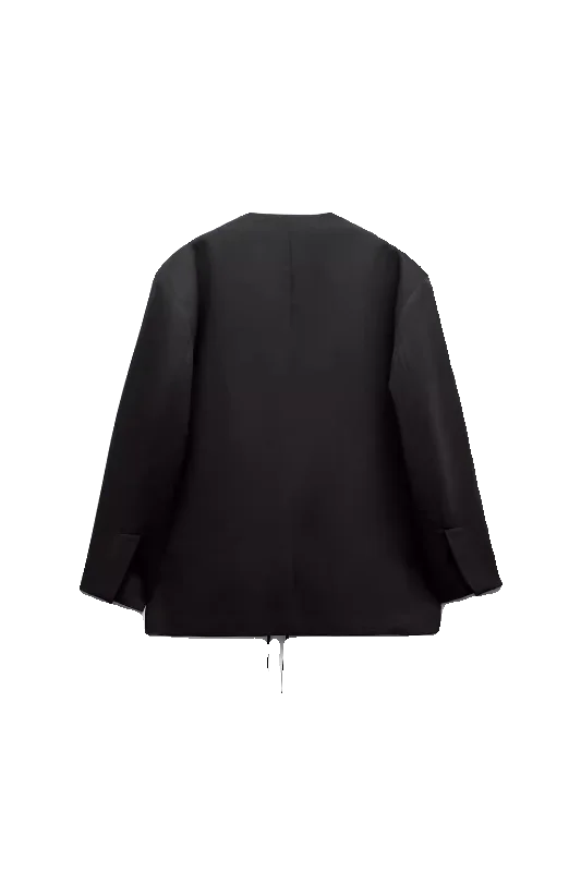 Spring Summer 2024 Loose Fit Bow Tie Women's Suit Jaet New Arrival Faionable Versatile Long Sve Polyester
Spring Summer 2024 Loose Fit Bow Tie Women's Suit Jaet New Arrival Faionable Versatile Long Sve Polyester