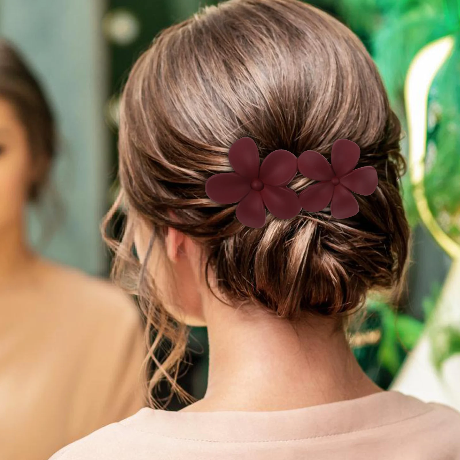 4 Pcs Flower Claw Clips Hair Accessories for Women Black Deep Brown Beige Thin Thick Hair Stylish Versatile Design Durability
4 Pcs Flower Claw Clips Hair Accessories for Women Black Deep Brown Beige Thin Thick Hair Stylish Versatile Design Durability