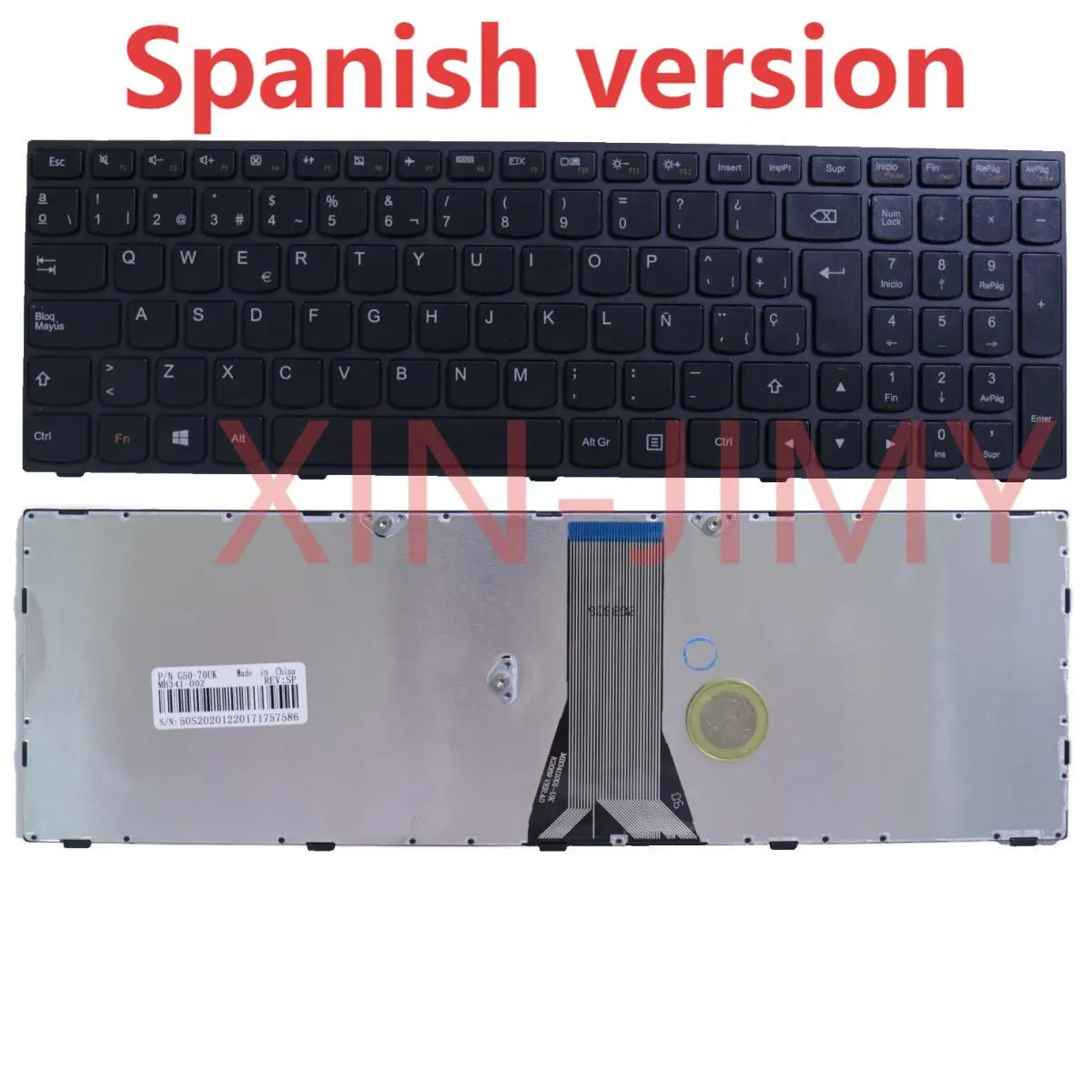 G50-70 Spanish/Brazilian Keyboard For Lenovo G50 G50-70 G50-45 G50-30 B50 G50-70AT G50-45 Z50 B50 G50 G50-70AT B51 Y50 Z50 SP BR
G50-70 Spanish/Brazilian Keyboard For Lenovo G50 G50-70 G50-45 G50-30 B50 G50-70AT G50-45 Z50 B50 G50 G50-70AT B51 Y50 Z50 SP BR
