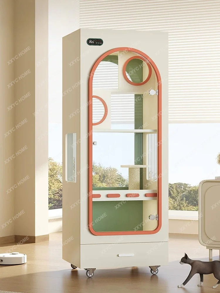 Thermostatic cat villa does not occupy an area of smart cat cabinet household indoor cat nest
Thermostatic cat villa does not occupy an area of smart cat cabinet household indoor cat nest
