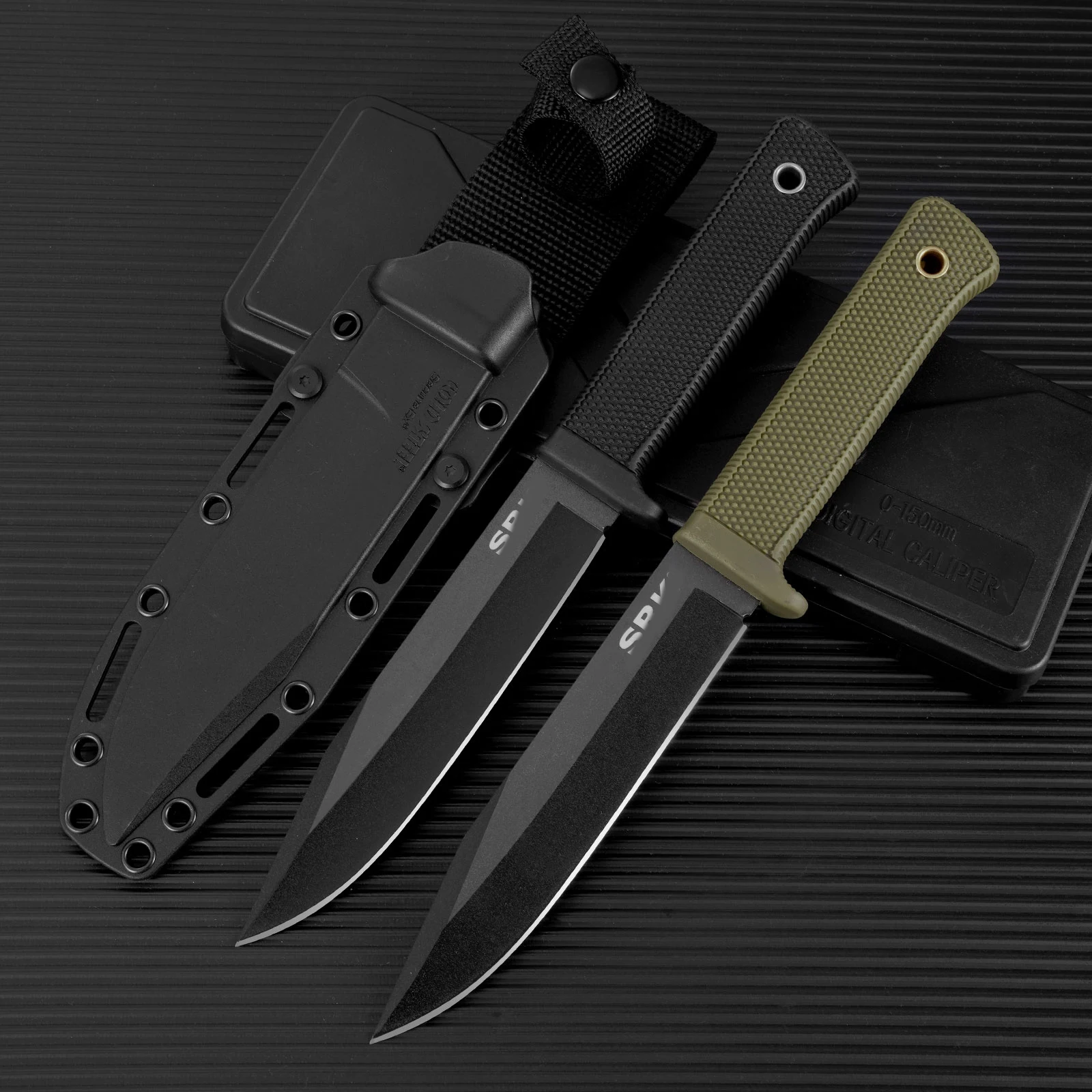 Outdoor high hardness straight knife, integral backbone, wilderness survival knife, self-defense, path-clearing small knife
Outdoor high hardness straight knife, integral backbone, wilderness survival knife, self-defense, path-clearing small knife