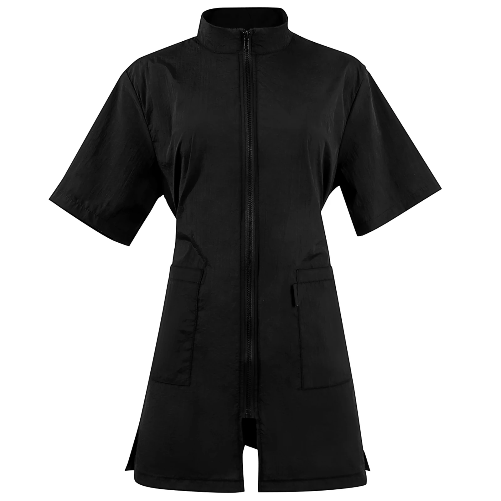 Black Grooming Work Clothes Full Zipper Pet Smock Jacket For Women Men Dog Cat Haircut Safety Wear Pet Shop Uniform Apron
Black Grooming Work Clothes Full Zipper Pet Smock Jacket For Women Men Dog Cat Haircut Safety Wear Pet Shop Uniform Apron
