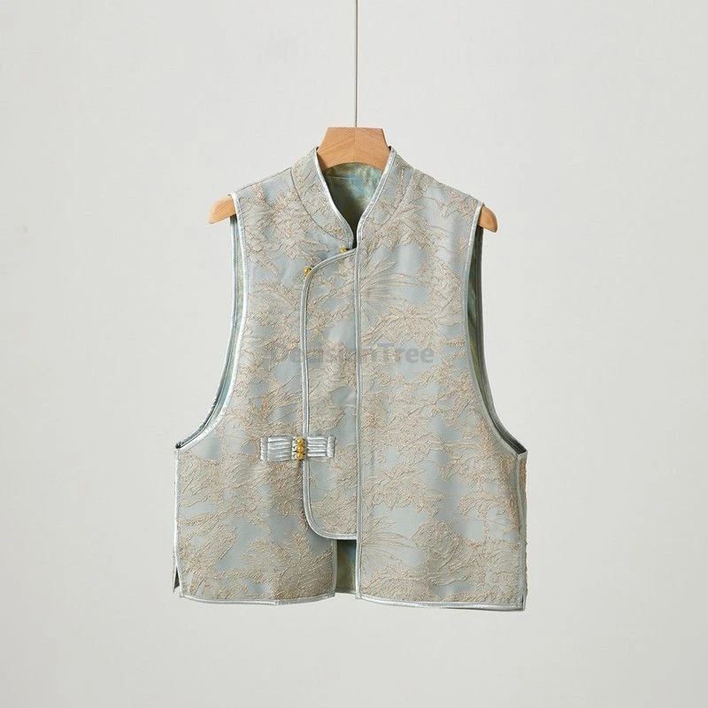 2025 fashionable advanced design sense chinese style vintage vest leisure temperament jacquard vest elegant versatile cardigan
2025 fashionable advanced design sense chinese style vintage vest leisure temperament jacquard vest elegant versatile cardigan