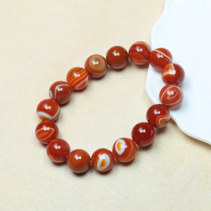 Natural Fashion Retro Ethnic Style Single Circle Agate Bracelet.
Natural Fashion Retro Ethnic Style Single Circle Agate Bracelet.