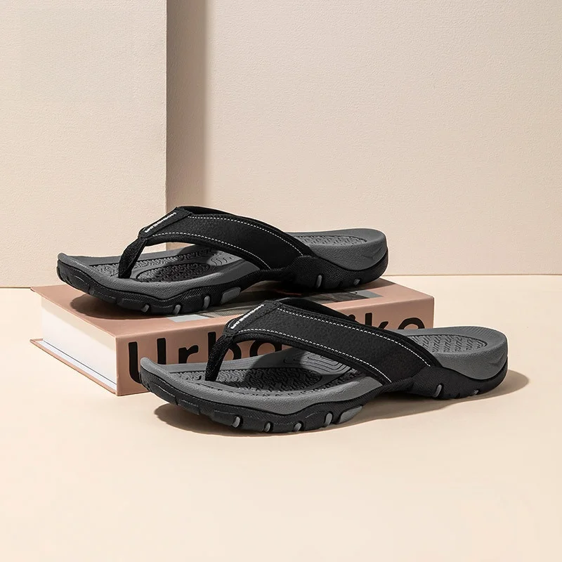 HOBIBEAR мужские летние сандалии, дышащие повседневные пляжные тапочки-стринги с открытым носком, удобные тапочки из синтетической кожи
HOBIBEAR мужские летние сандалии, дышащие повседневные пляжные тапочки-стринги с открытым носком, удобные тапочки из синтетической кожи