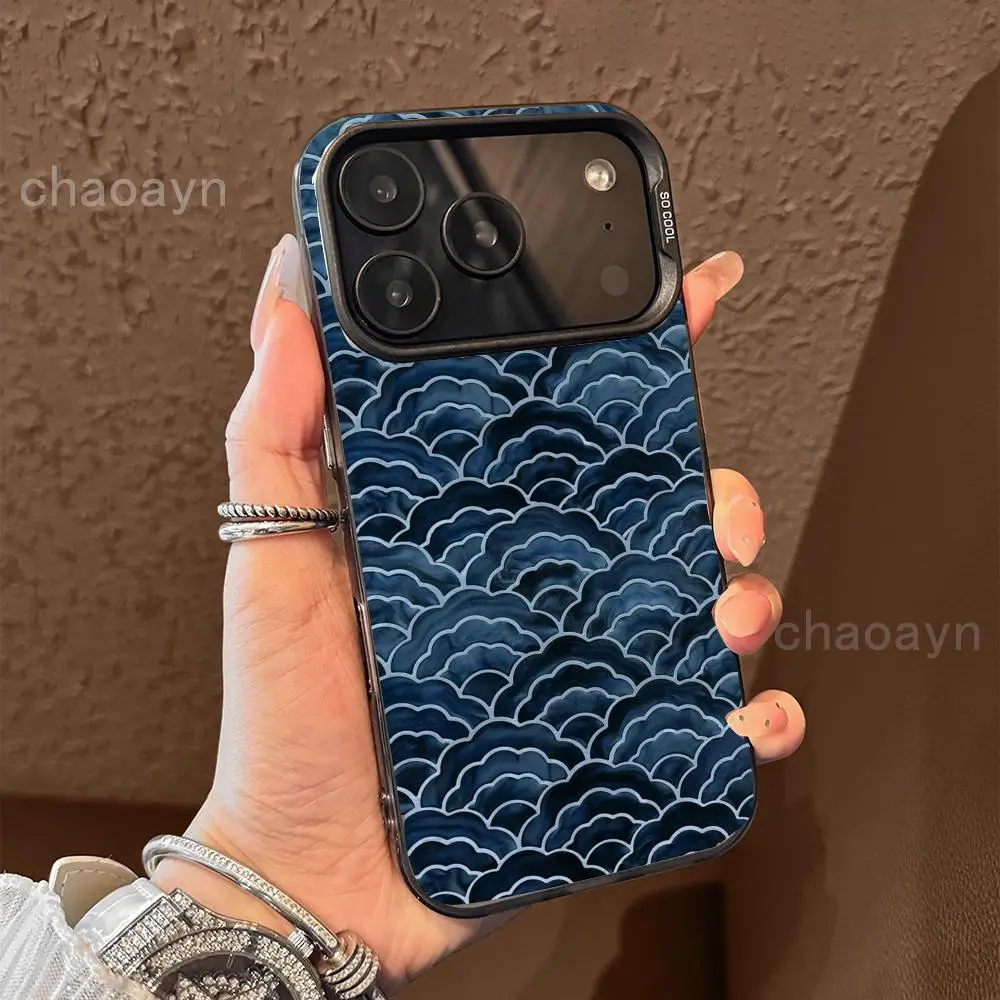 Blue wave pattern Phone Case case for iPhone17 16 15 14 13 12 11 Pro/ Max/Plus shock-proof rear cover anti-fingerprint
Blue wave pattern Phone Case case for iPhone17 16 15 14 13 12 11 Pro/ Max/Plus shock-proof rear cover anti-fingerprint