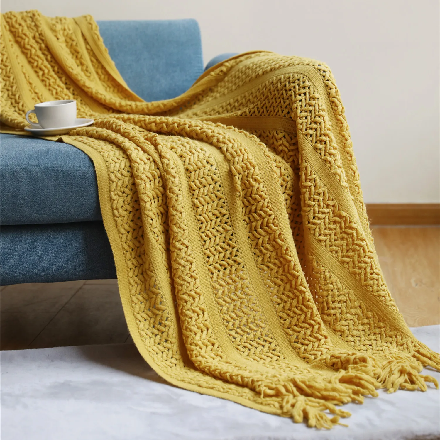 Nordic Sofa Blanket Blanket Knitted Blanket Hostel Hotel Throw Blanket Bed Tail Towel Hollow Blanket Bed Tail Blanket Blanket
Nordic Sofa Blanket Blanket Knitted Blanket Hostel Hotel Throw Blanket Bed Tail Towel Hollow Blanket Bed Tail Blanket Blanket