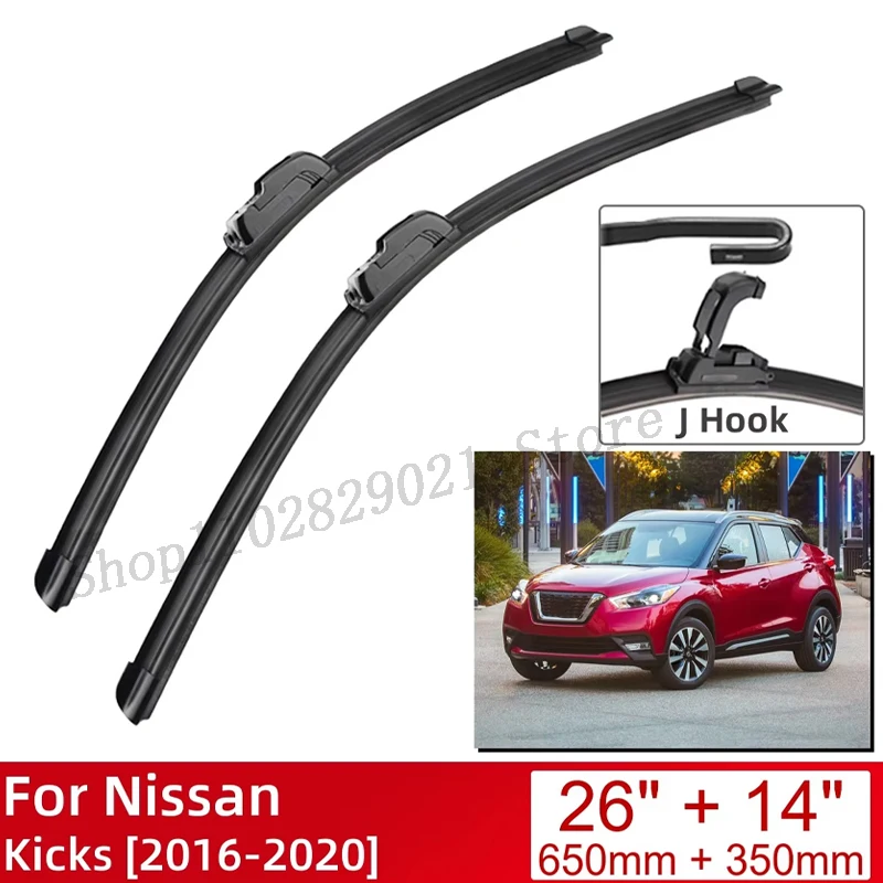 For Nissan Kicks 2016-2020 26"+14" Car Accessories Front Windscreen Wiper Blade Brushes Wipers U Type J Hooks 2020 2019 2018
For Nissan Kicks 2016-2020 26"+14" Car Accessories Front Windscreen Wiper Blade Brushes Wipers U Type J Hooks 2020 2019 2018