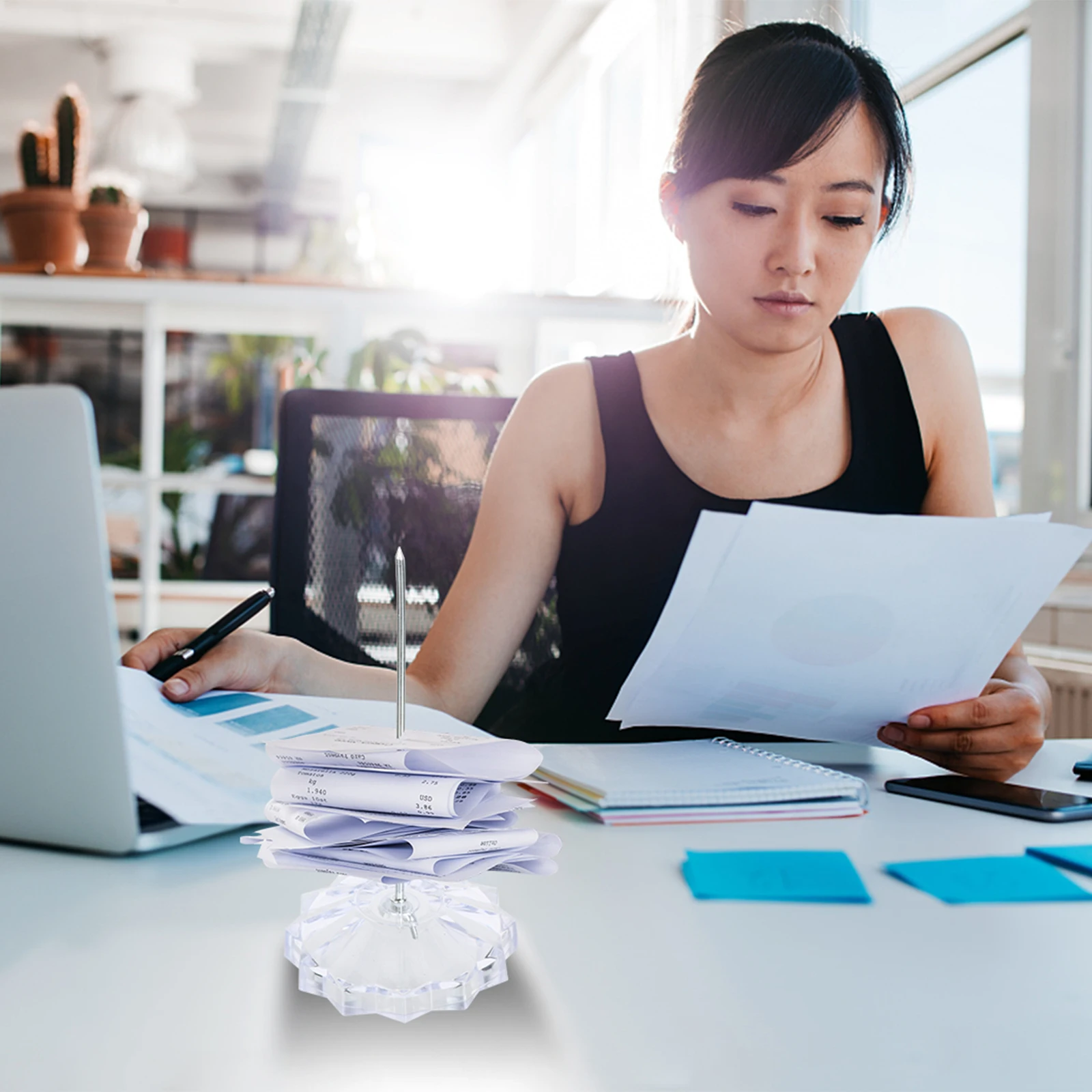 2pcs Spike Receipt Holder Anti-Skid Office Memo Bill Paper Holder Restaurant Menu Check Spindle Tool Desk Organiser For Hotel 
2pcs Spike Receipt Holder Anti-Skid Office Memo Bill Paper Holder Restaurant Menu Check Spindle Tool Desk Organiser For Hotel