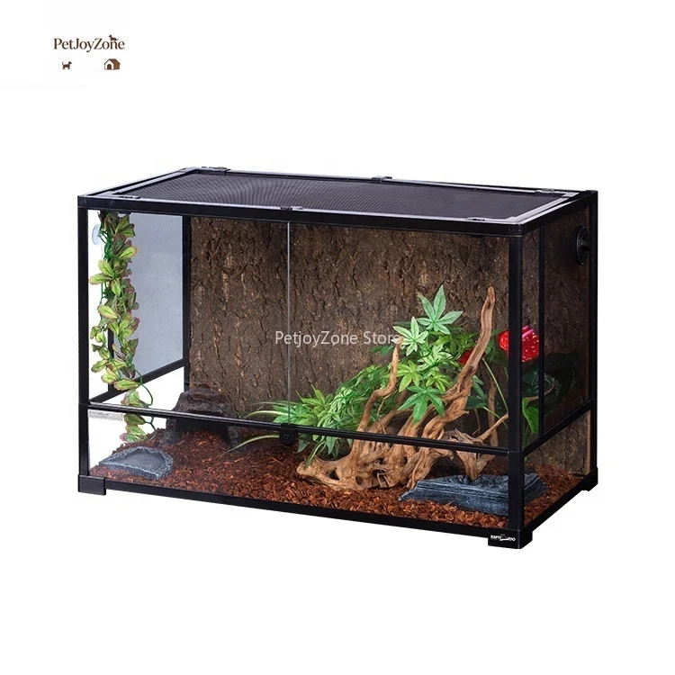 PetJoyZone 36 Gal 137 L Solid Black Eco-Friendly Reptile Terrarium With Swing Doors Glass Leopard Gecko Tank Snake Enclosure
PetJoyZone 36 Gal 137 L Solid Black Eco-Friendly Reptile Terrarium With Swing Doors Glass Leopard Gecko Tank Snake Enclosure
