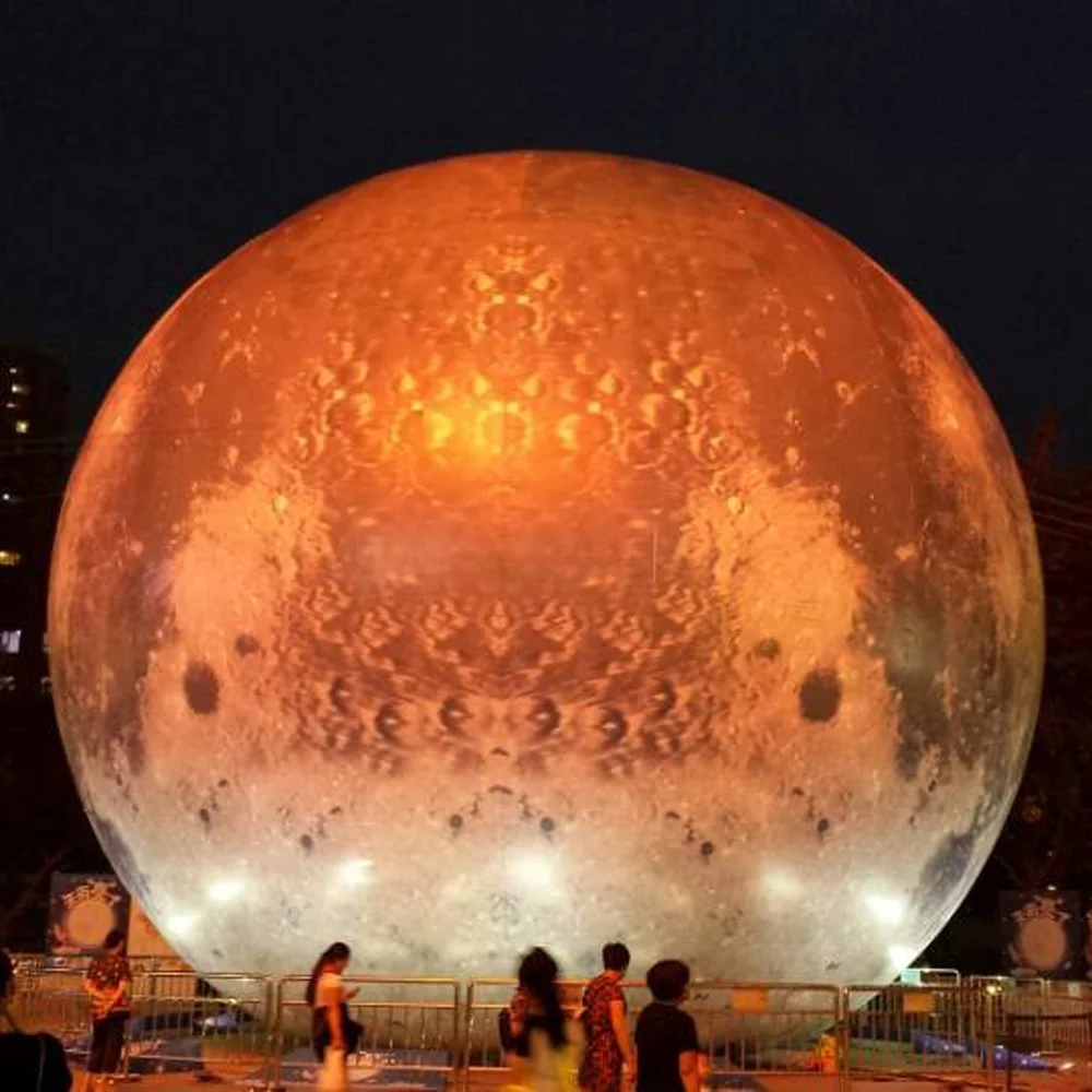 Moon Exquisite Giant Inflatable Moon Ball 1.5-6m Oxford Ball With Led Lights For Event Party Show Stage Decoration Advertising
Moon Exquisite Giant Inflatable Moon Ball 1.5-6m Oxford Ball With Led Lights For Event Party Show Stage Decoration Advertising