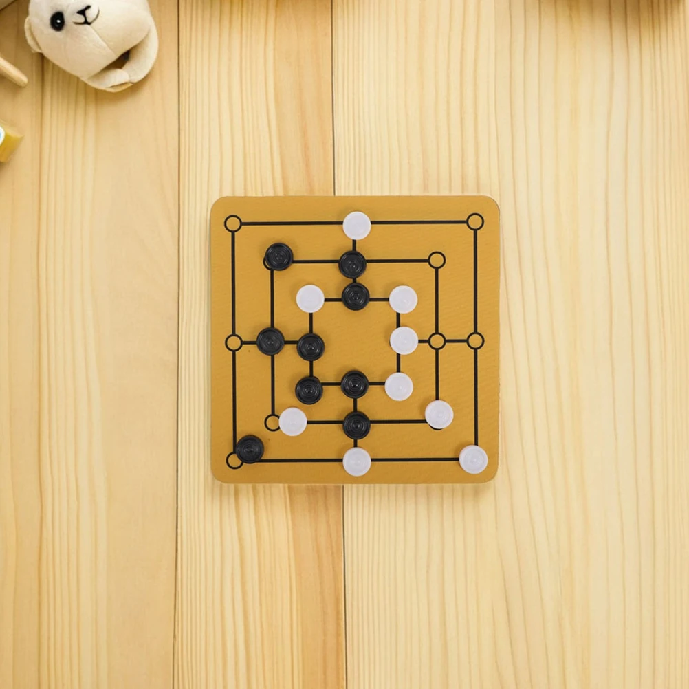 2 Set Jiuzi Chess Historical Game Nine Mens Morris Rubber Men's for Beginners Gathering
2 Set Jiuzi Chess Historical Game Nine Mens Morris Rubber Men's for Beginners Gathering