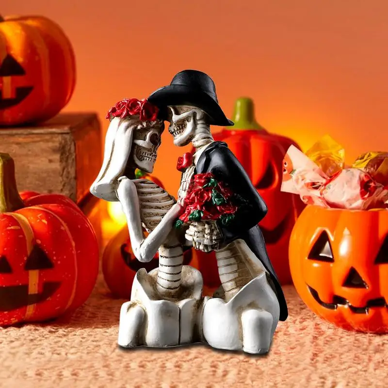 Halloween Couple Skeleton Ornaments Resin Scary Skull Decoration Desktop Skeleton Ornament For Party Gifts
Halloween Couple Skeleton Ornaments Resin Scary Skull Decoration Desktop Skeleton Ornament For Party Gifts