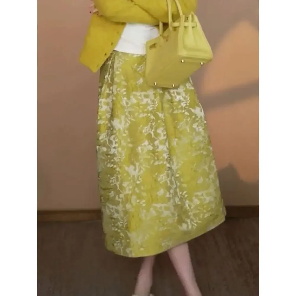 2026 Elegant Chinese Style Floral Embroidery A- Line Midi Skirt Full Flounce Half-length Spring Summer New Arrival Skirt
2026 Elegant Chinese Style Floral Embroidery A- Line Midi Skirt Full Flounce Half-length Spring Summer New Arrival Skirt