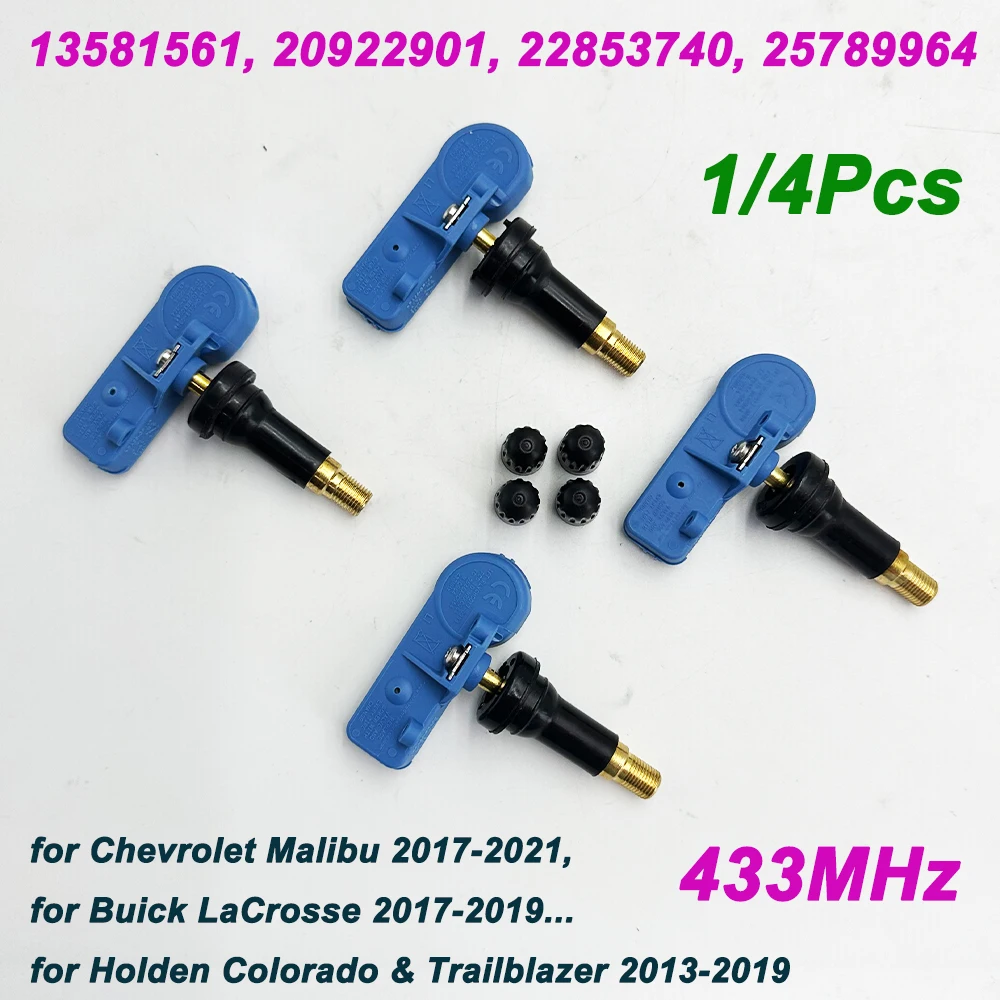 Датчик шин TPMS 1/4 шт. для Chevrolet Malibu 17-2021, GMC, Holden, Колорадо, Trailblazer 13581561, 22853740, 20922901, 13598773, 433 МГц
Датчик шин TPMS 1/4 шт. для Chevrolet Malibu 17-2021, GMC, Holden, Колорадо, Trailblazer 13581561, 22853740, 20922901, 13598773, 433 МГц