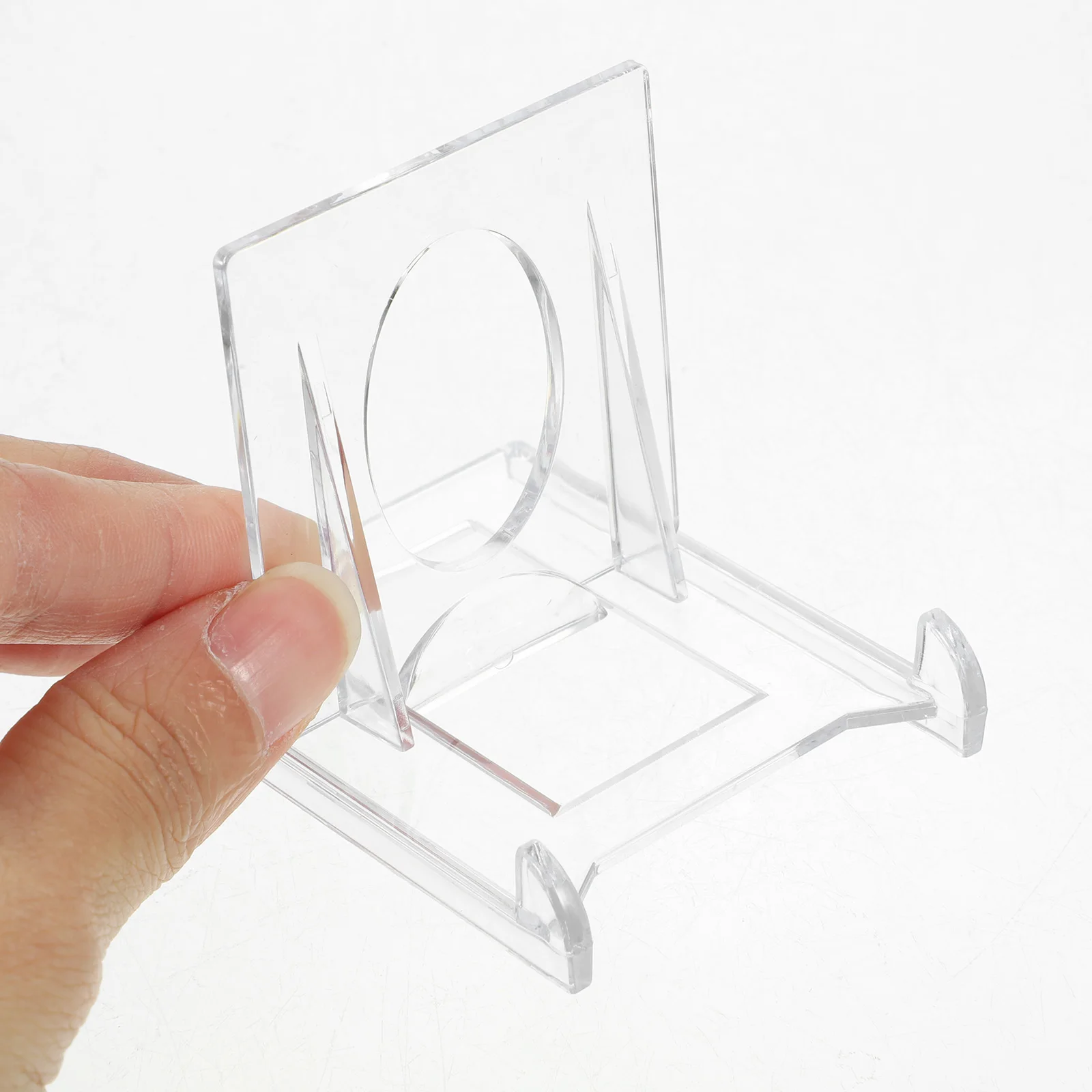 5Pcs Transparent Acrylic Display Easel Adjustable Stand For Plates Photos Postcards Artworks Card Display Rack Miniature Models
5Pcs Transparent Acrylic Display Easel Adjustable Stand For Plates Photos Postcards Artworks Card Display Rack Miniature Models