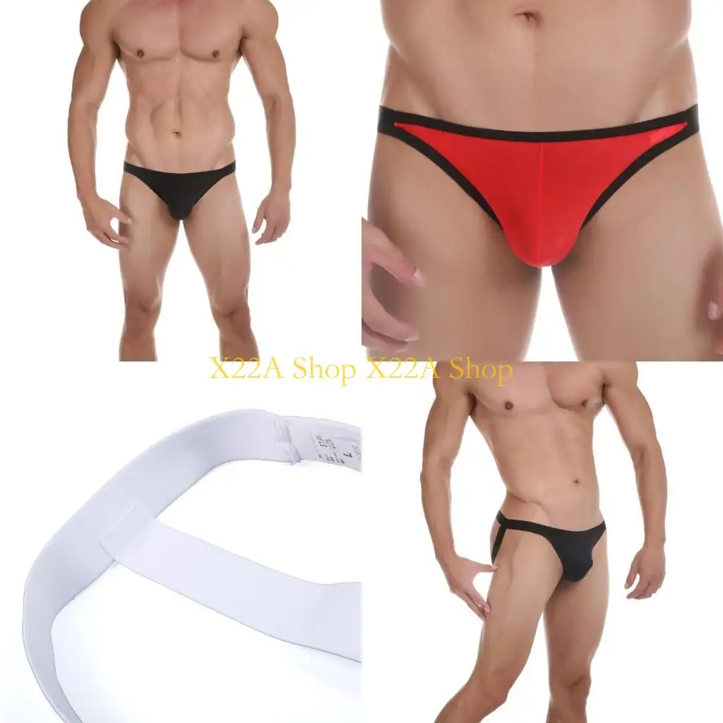 Unique Men's Breathable Thong Bulge Underwear Low Rise G-String Underpants Stretch Men Triangled Briefs
Unique Men's Breathable Thong Bulge Underwear Low Rise G-String Underpants Stretch Men Triangled Briefs