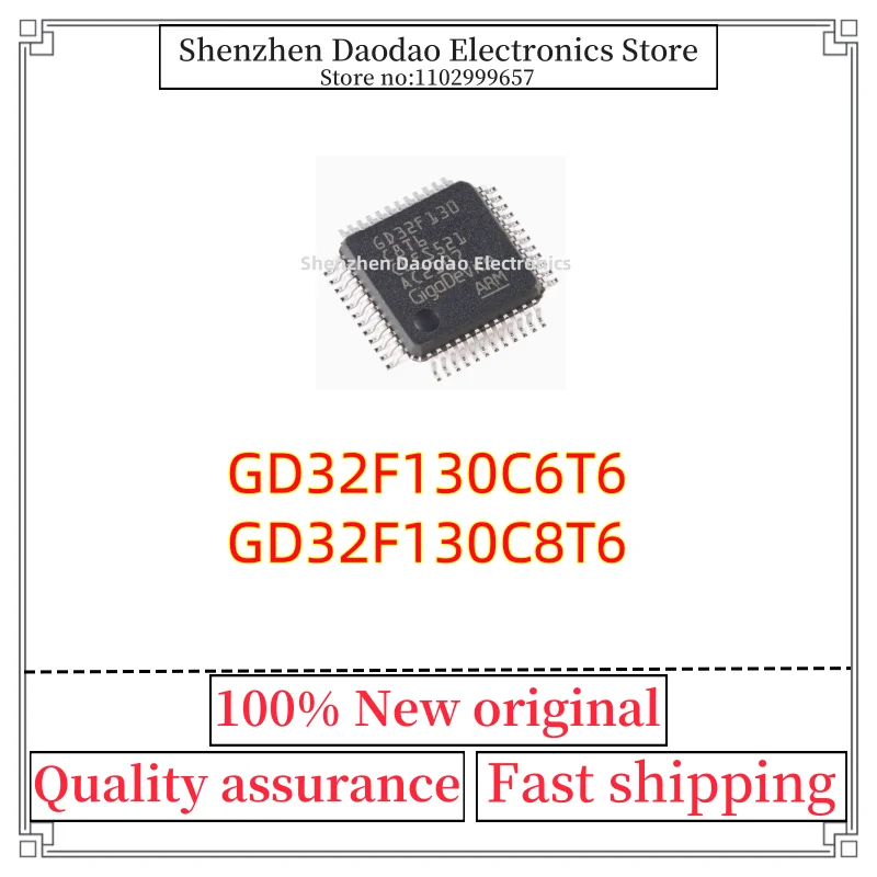 GD32F130C6T6 GD32F130C8T6 GD32F130 C6T6 C8T6 LQFP-48 microcontroller chip IC new original
GD32F130C6T6 GD32F130C8T6 GD32F130 C6T6 C8T6 LQFP-48 microcontroller chip IC new original