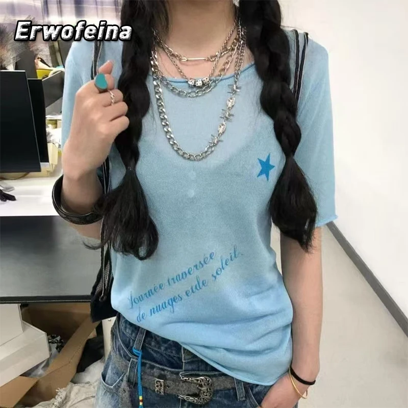 Erwofeina Hotsweet T-shirt Loose Casual Tops O-neck Graphic T Shirts 2000s Clothes Y2k Korean Fashion Women Top Chic Print Tees
Erwofeina Hotsweet T-shirt Loose Casual Tops O-neck Graphic T Shirts 2000s Clothes Y2k Korean Fashion Women Top Chic Print Tees
