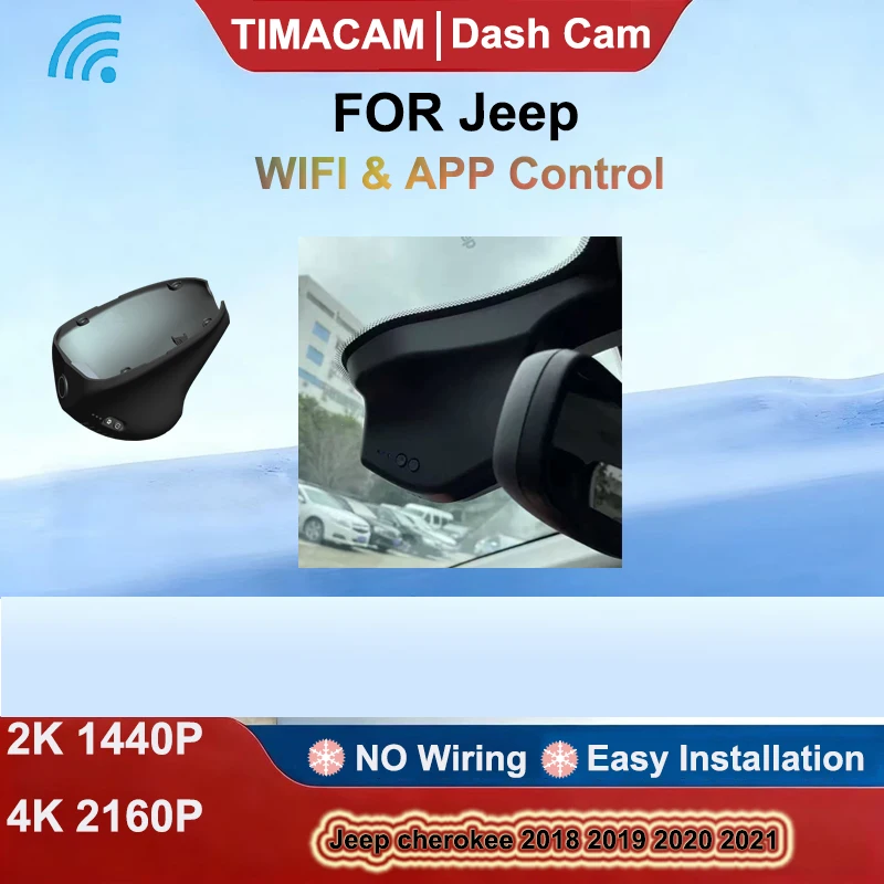 for Jeep cherokee 2018 2019 2020 2021 Dash Cam Front Rear Camera DVR 2K 4K 2160P Wifi Plug and Play Video Recorder
for Jeep cherokee 2018 2019 2020 2021 Dash Cam Front Rear Camera DVR 2K 4K 2160P Wifi Plug and Play Video Recorder