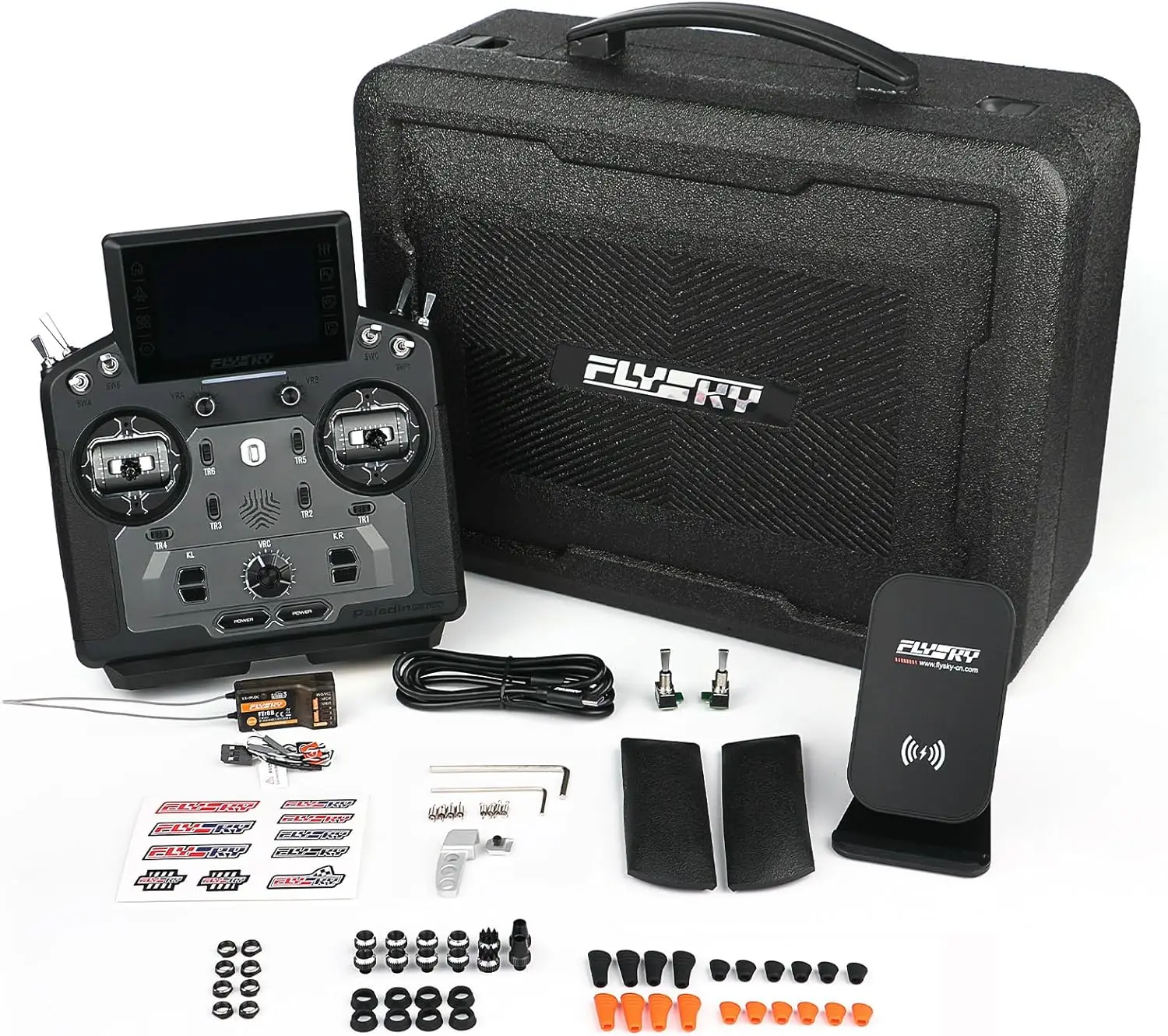 2.4GHz 18-Channel Radio Transmitter & FTr8B Receiver Combo Set, Remote Controller for RC Airplane, Helicopter, Car, Boat, Robot, Glider – Paladin PL18 Ultra
2.4GHz 18-Channel Radio Transmitter & FTr8B Receiver Combo Set, Remote Controller for RC Airplane, Helicopter, Car, Boat, Robot, Glider – Paladin PL18 Ultra