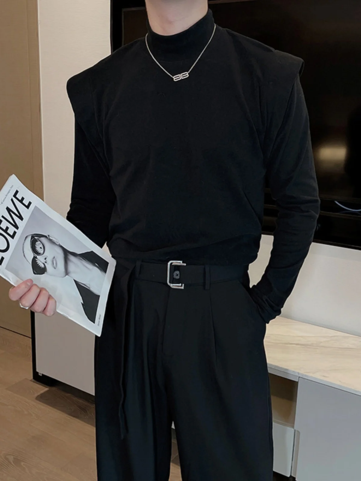 Тепло и комфорт: Мужская термофутболка с длинным рукавом и высоким воротником, модная, из полиэфирного волокна, молодежный тренд
Тепло и комфорт: Мужская термофутболка с длинным рукавом и высоким воротником, модная, из полиэфирного волокна, молодежный тренд