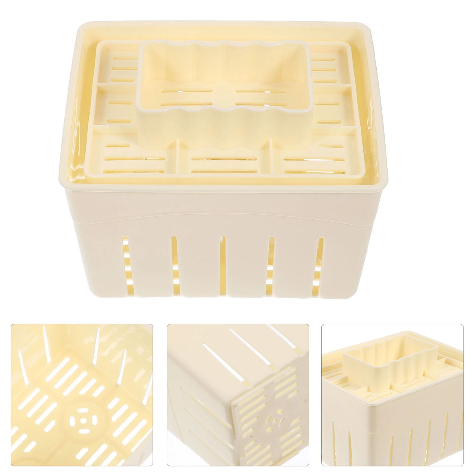 2 Pcs Cheezeits Household Molds Self Made Plastic Making Bean Curd Tools Kitchen Presser Maker Pressing
2 Pcs Cheezeits Household Molds Self Made Plastic Making Bean Curd Tools Kitchen Presser Maker Pressing