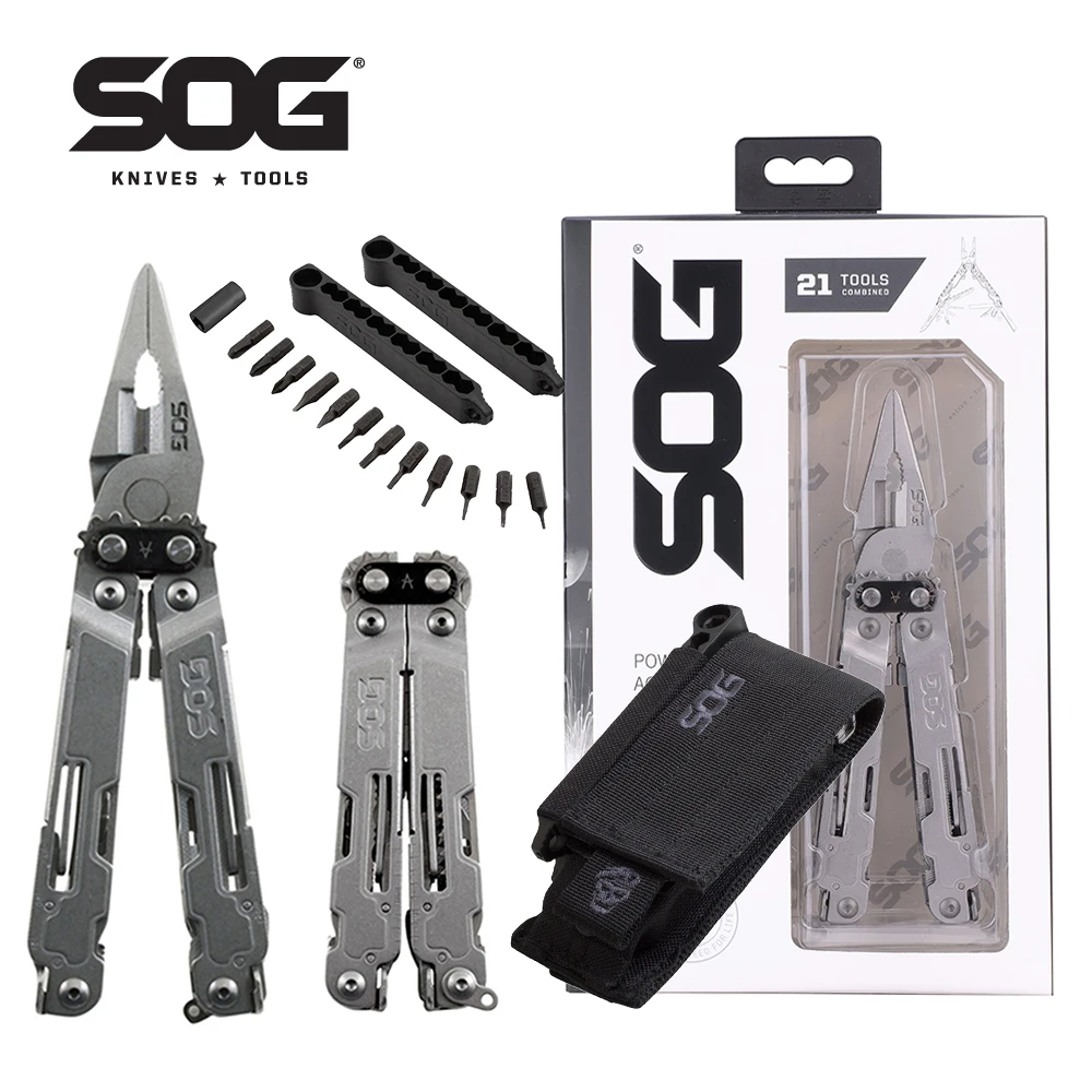 SOG 21 in 1 PowerAccess Deluxe Multitool Professional Bicycle Repair Toos EDC Cycling Multifunctional Pliers, Screwdriver Set
SOG 21 in 1 PowerAccess Deluxe Multitool Professional Bicycle Repair Toos EDC Cycling Multifunctional Pliers, Screwdriver Set