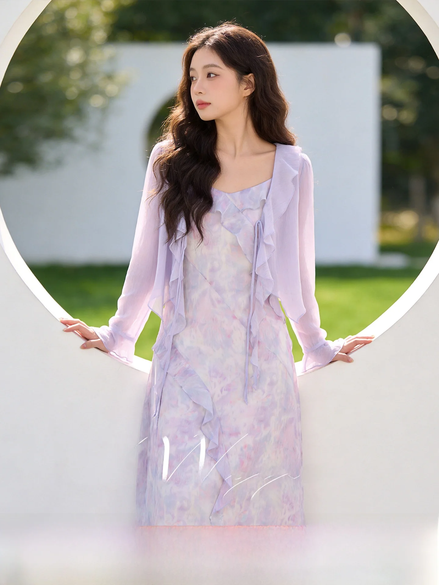 plus Size Women's Casual Vaion Sle Set with Ruffle Trim Cardigan And Strap Dr Spring 2026 New Arrival Faion Ensemble
plus Size Women's Casual Vaion Sle Set with Ruffle Trim Cardigan And Strap Dr Spring 2026 New Arrival Faion Ensemble