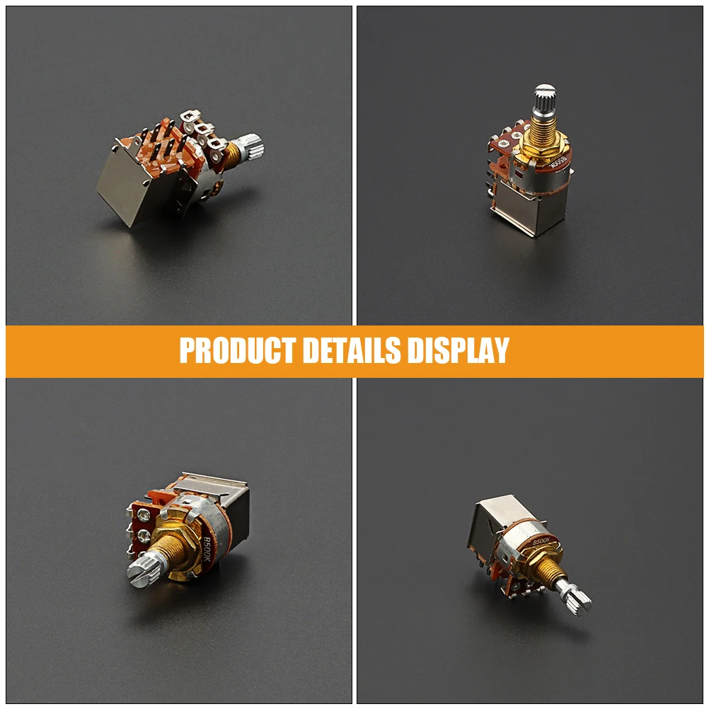 Potentiometer Volume Stereo for Guitar Potentiometers Push Button Switch Linear Taper Tone Knob Electric Parts
Potentiometer Volume Stereo for Guitar Potentiometers Push Button Switch Linear Taper Tone Knob Electric Parts