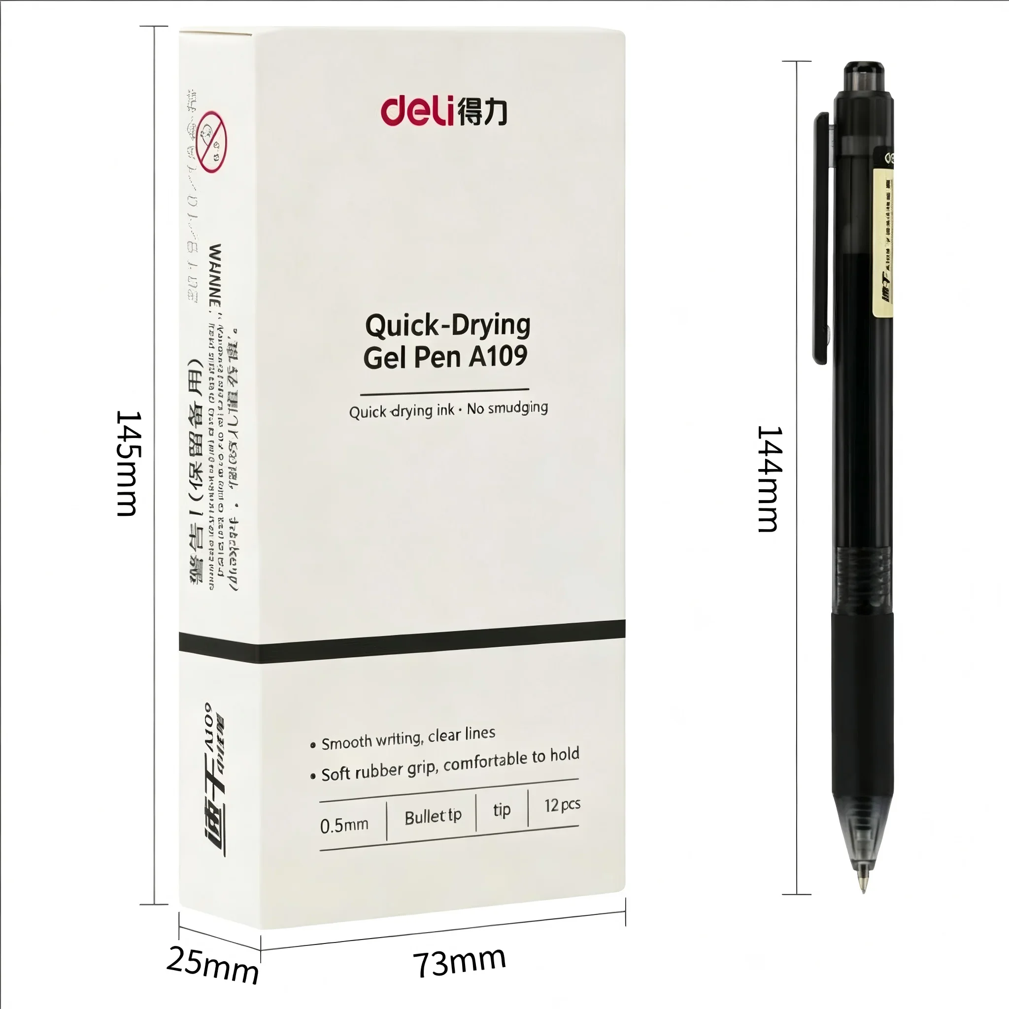 Quick Dry A109 Gel Pen Refills 0.5mm Black Retractable Water Based Sign Pen Refill Student Exam Daily Writing Stationery
Quick Dry A109 Gel Pen Refills 0.5mm Black Retractable Water Based Sign Pen Refill Student Exam Daily Writing Stationery