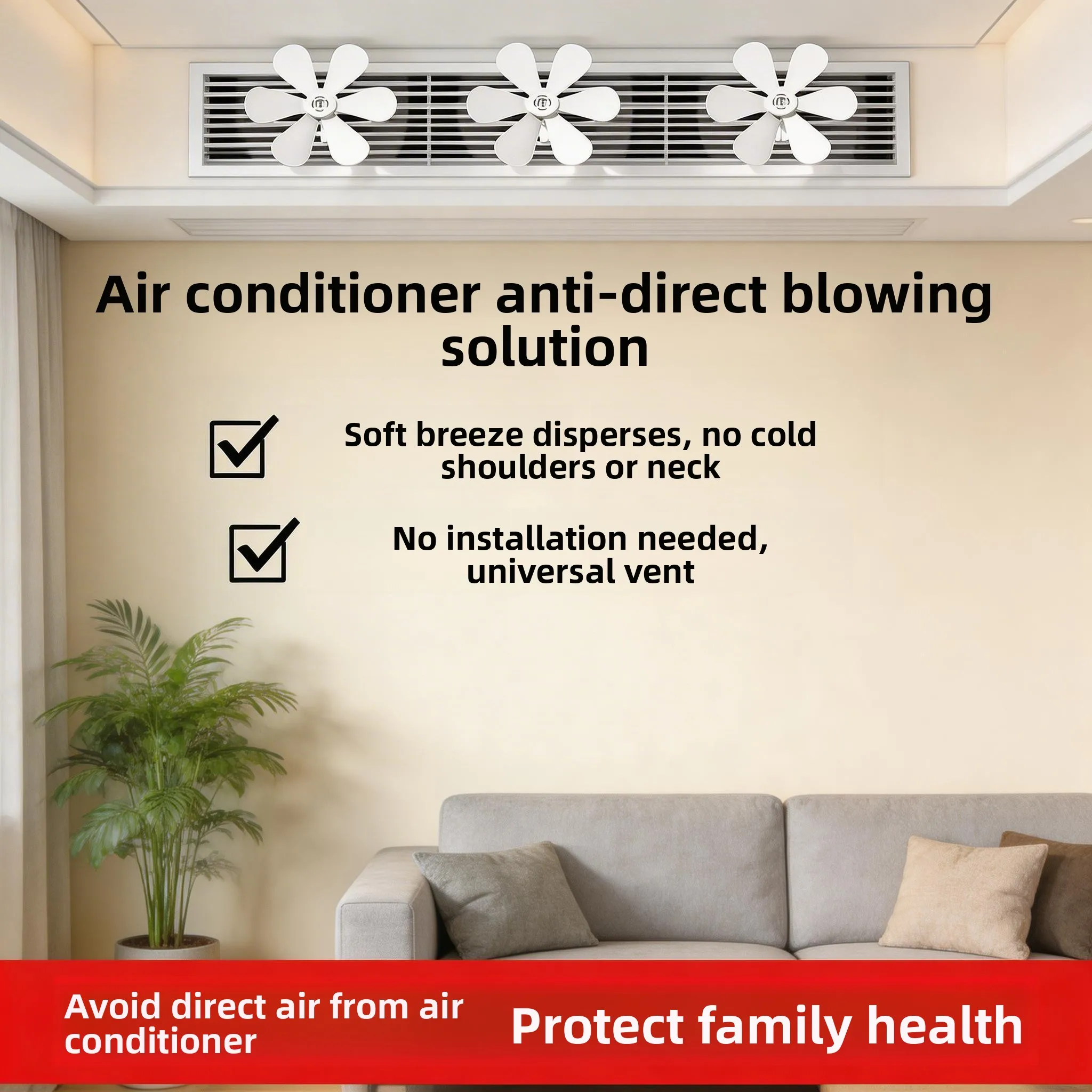 Universal Air Conditioner Wind Directional Device Postpartum Care Cold Air Outlet Windproof Board Central Air Conditioning
Universal Air Conditioner Wind Directional Device Postpartum Care Cold Air Outlet Windproof Board Central Air Conditioning