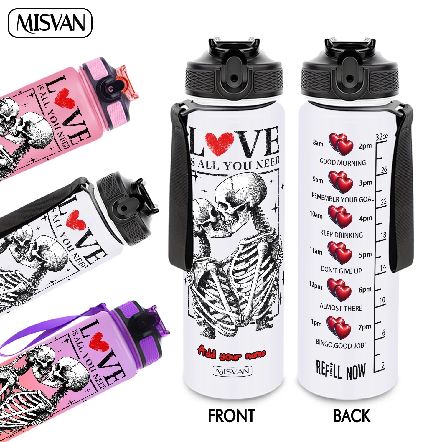 1PC, Skeleton Couple Hugging with Love Heart Design ,32oz Gradient Water Bottle-Leak-Proof,HD Non-Peeling Pattern,Perfect for Sp
1PC, Skeleton Couple Hugging with Love Heart Design ,32oz Gradient Water Bottle-Leak-Proof,HD Non-Peeling Pattern,Perfect for Sp