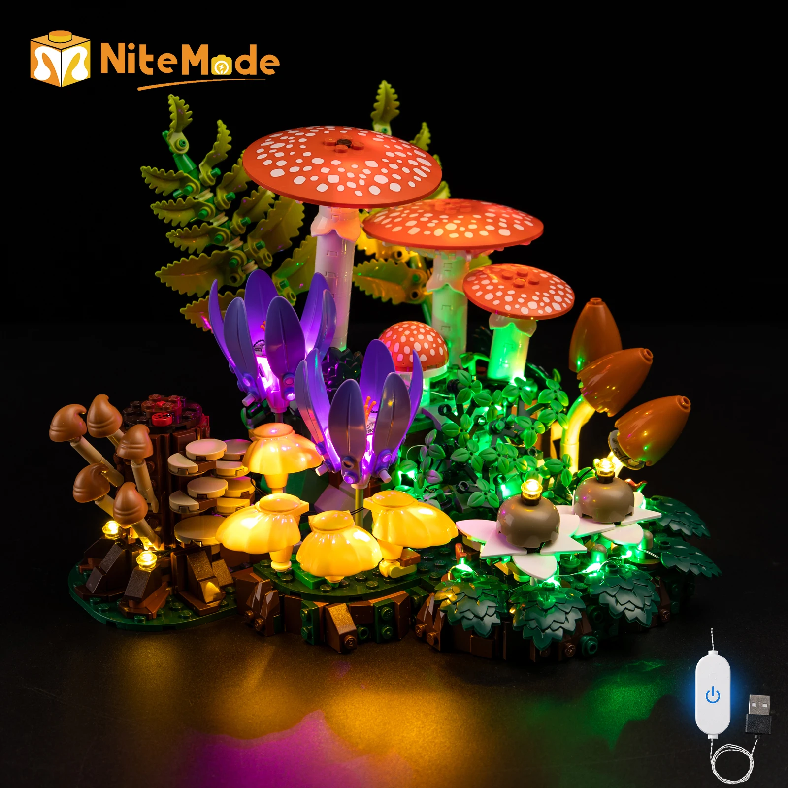 Easylite Led Light Set Suitable for Lego Woodland Mushrooms 11505 (No Model)
Easylite Led Light Set Suitable for Lego Woodland Mushrooms 11505 (No Model)
