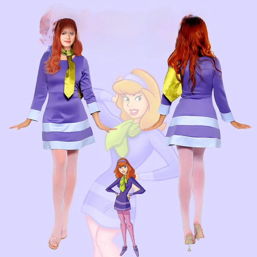 Halloween Scoob Dress Cosplay Movie Set Daphne Costume Sku Dog Cosplay Costume Women's Traditional Clothing Stage Costume
Halloween Scoob Dress Cosplay Movie Set Daphne Costume Sku Dog Cosplay Costume Women's Traditional Clothing Stage Costume