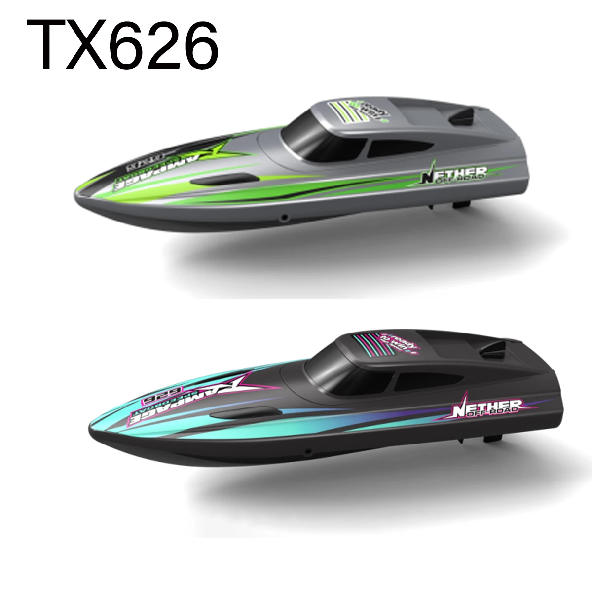 NEW TX626 2.4G 20km/h High Speed Remote Control Racing Boat Waterproof 180 Brushed motor Led Light Low Power Alarm
NEW TX626 2.4G 20km/h High Speed Remote Control Racing Boat Waterproof 180 Brushed motor Led Light Low Power Alarm