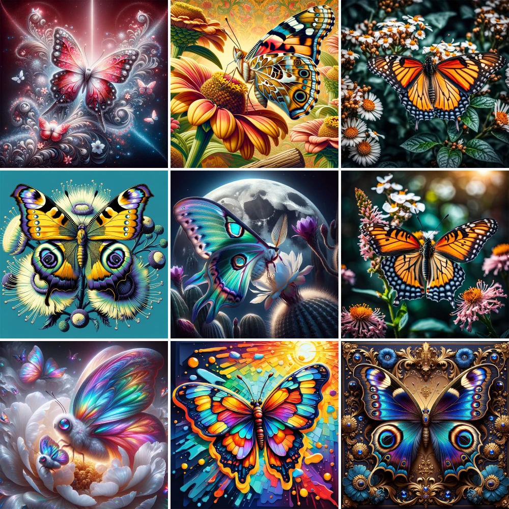 Flowers Butterfly Printed Canvas Cross-Stitch Kit Embroidery DMC Threads Hobby Sewing Handmade Craft For Adults Package Needle
Flowers Butterfly Printed Canvas Cross-Stitch Kit Embroidery DMC Threads Hobby Sewing Handmade Craft For Adults Package Needle