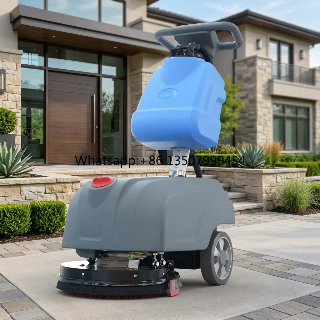 M1 Professional Manual Walk-Behind New Push Scrubber with Side Brush and 32Ah Battery Self-Propelled
M1 Professional Manual Walk-Behind New Push Scrubber with Side Brush and 32Ah Battery Self-Propelled