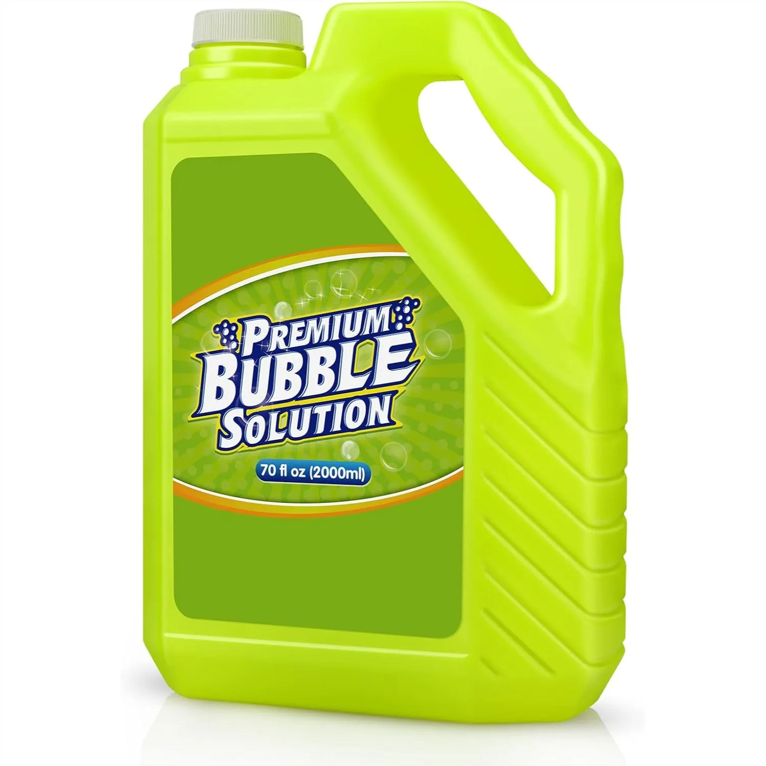70 OZ Bubble Solution Refill for Bubble Machines, Guns, Wands - Big Capacity, No Pre-Mixing, Easy Carry
70 OZ Bubble Solution Refill for Bubble Machines, Guns, Wands - Big Capacity, No Pre-Mixing, Easy Carry